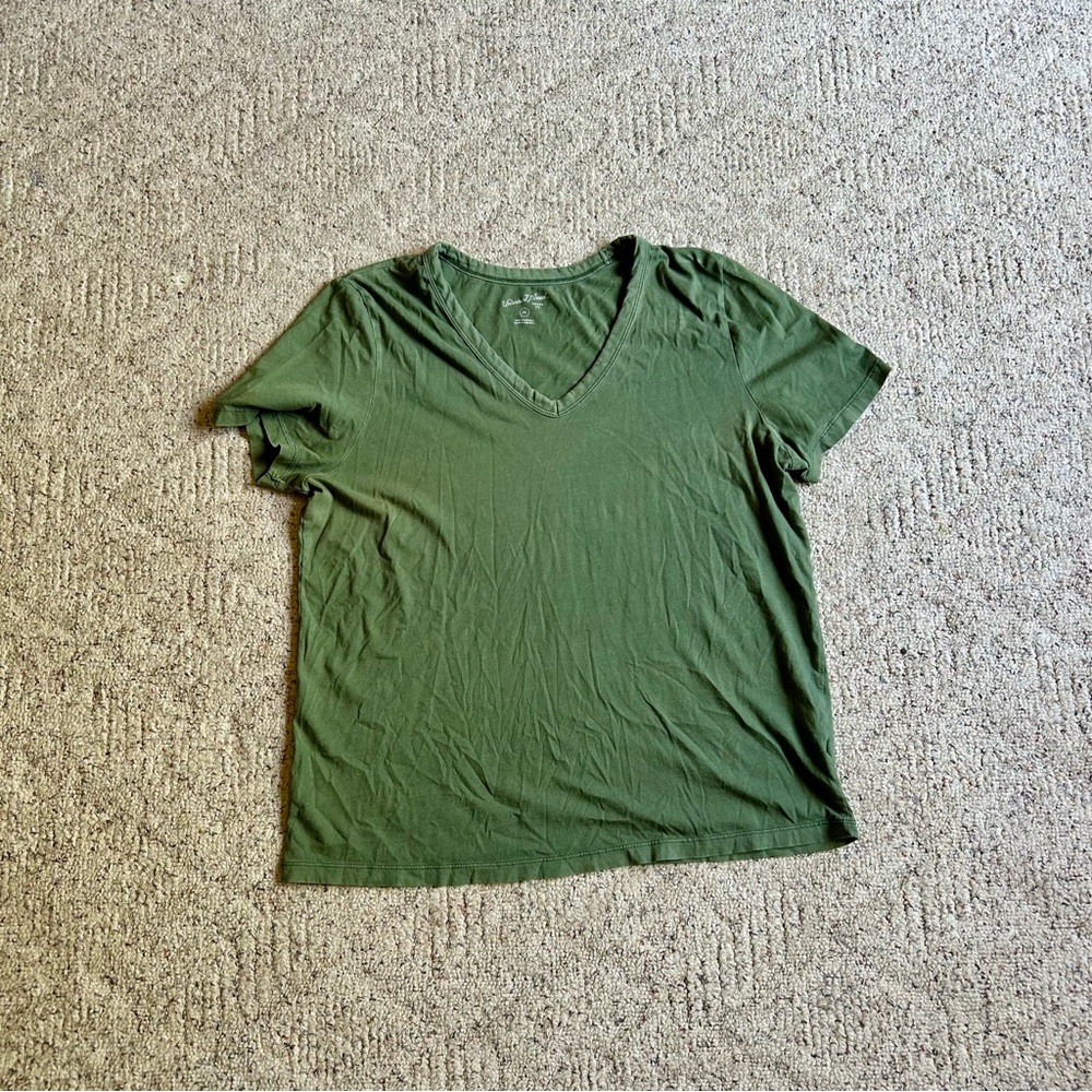 Universal Thread Green Fitted Short Sleeve Tee